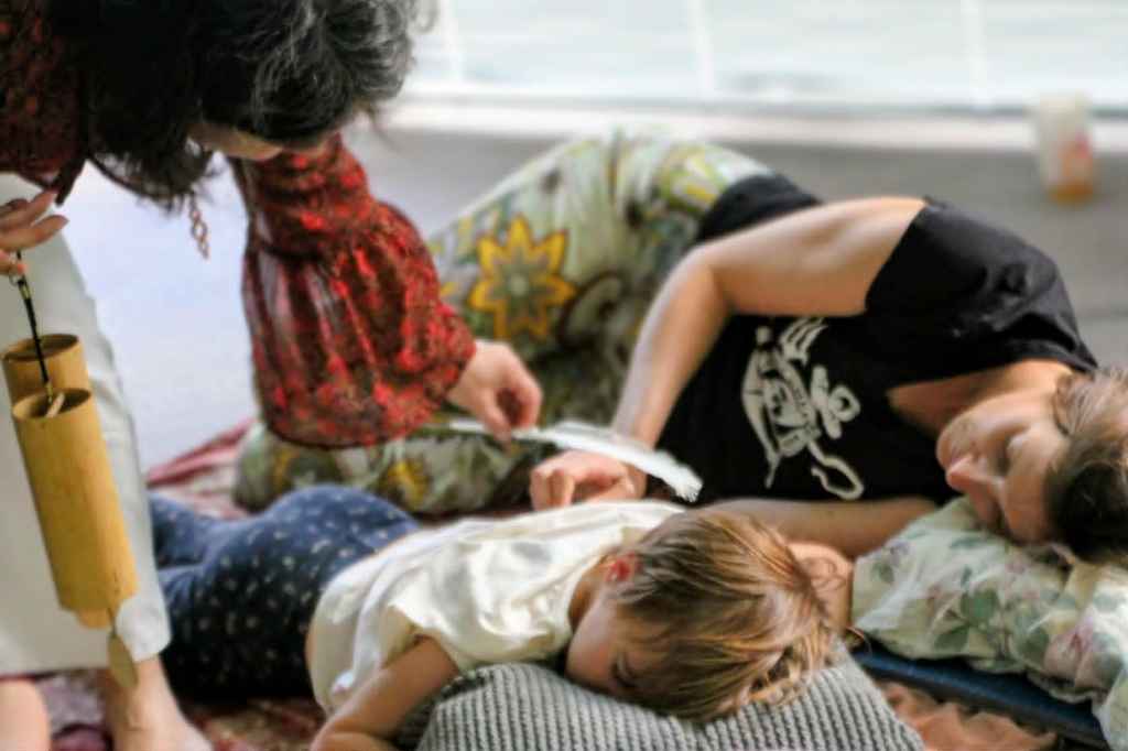 Douceur apaisement lien corps sensoriel éveil